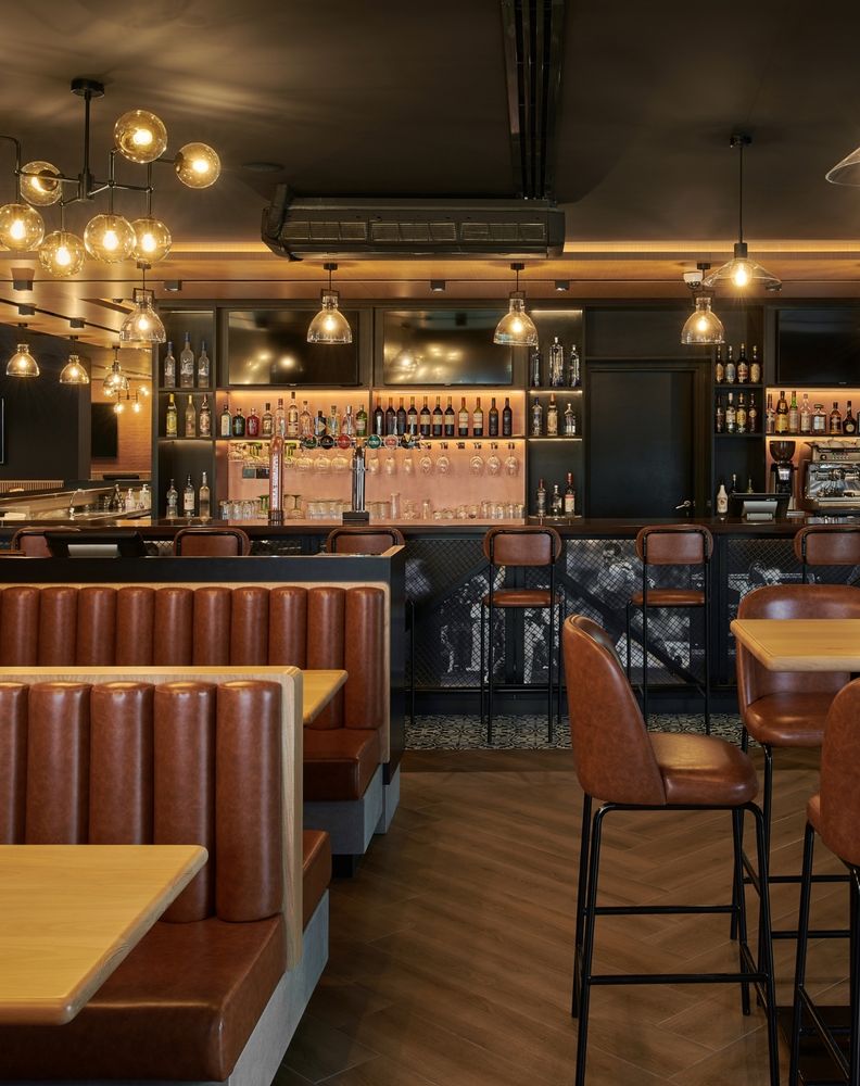 Icon Sports Bar KPS interior fit outs dubai